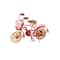 10" Multi-Colored Metal Vintage Bicycle Sculpture, 3ct.
